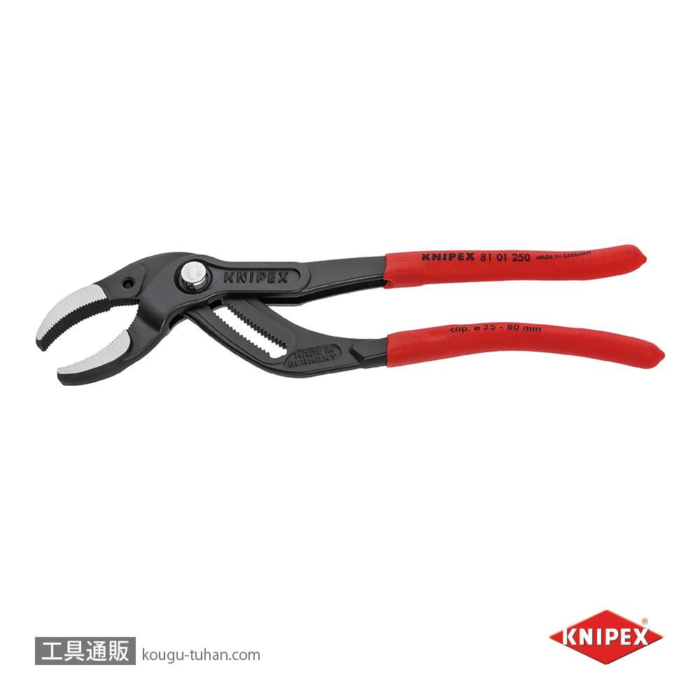 KNIPEX 8101-250 パイププライヤーの画像
