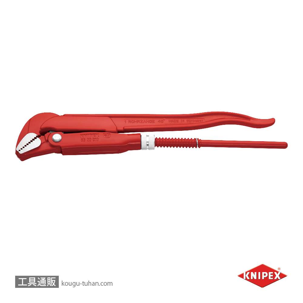KNIPEX 8320-010 パイプレンチ(45°)の画像