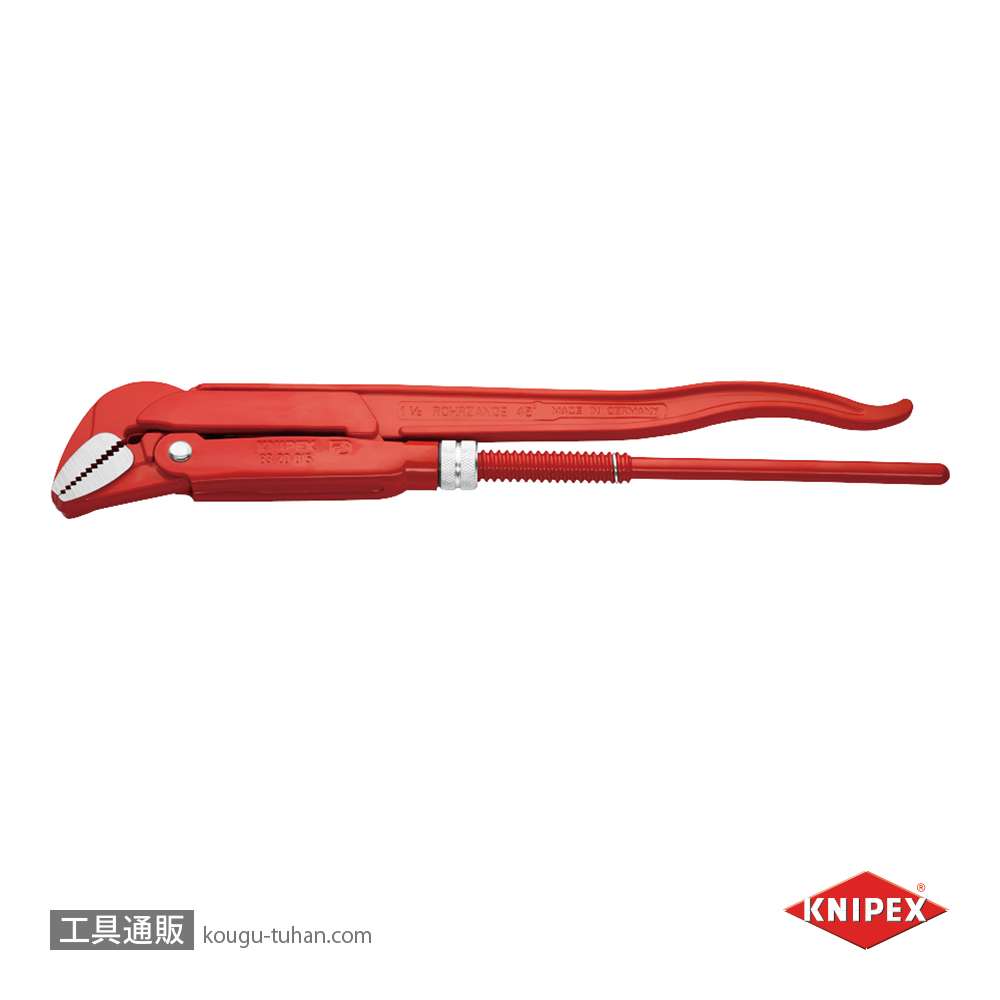 KNIPEX 8320-015 パイプレンチ(45°)の画像