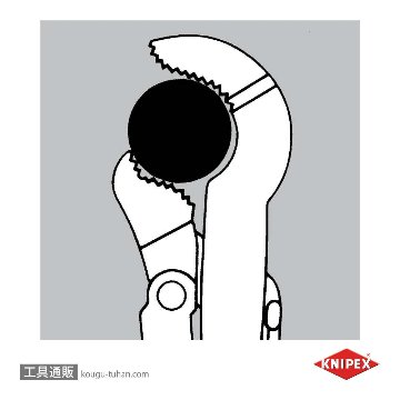 KNIPEX 8330-005 パイプレンチ(S型)の画像