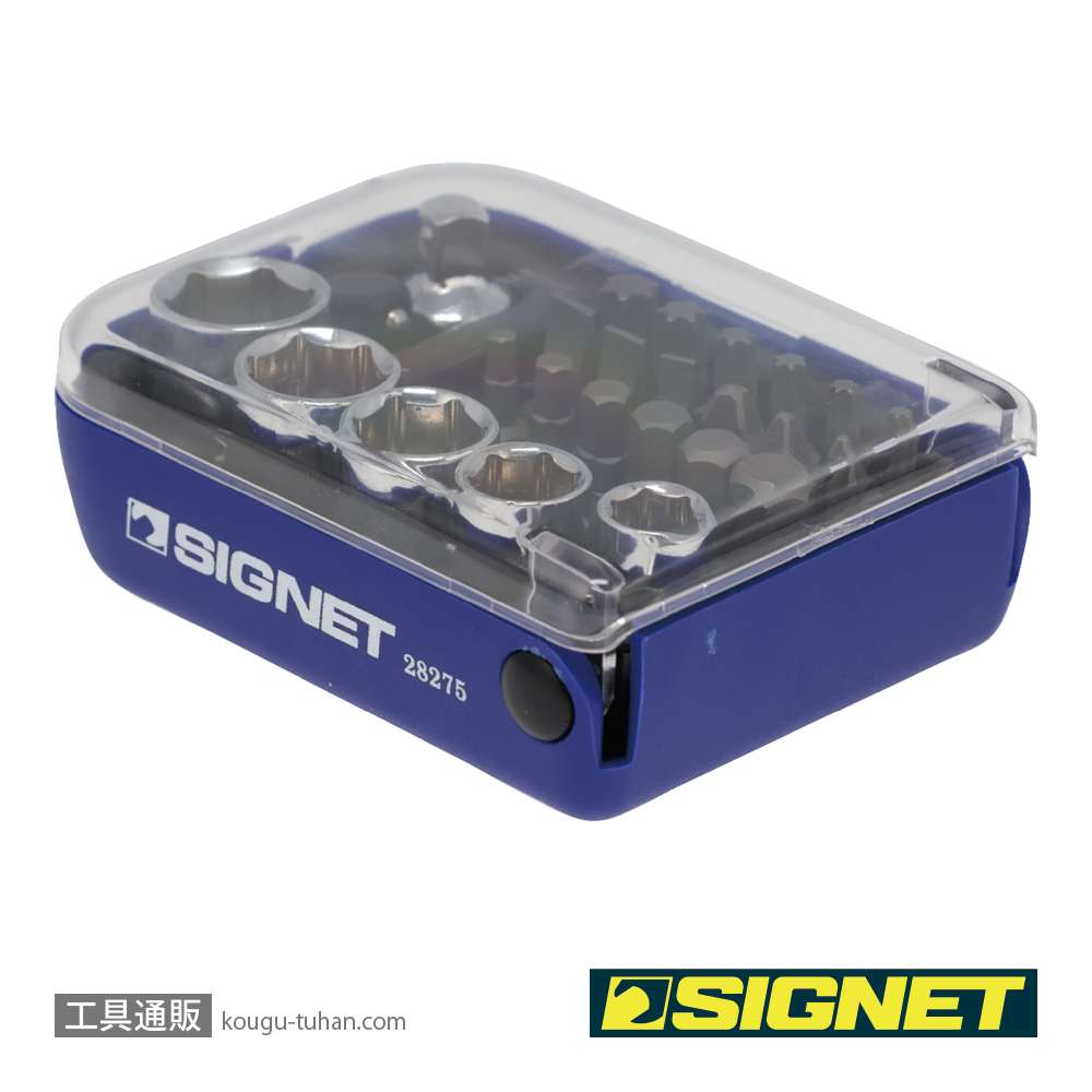 SIGNET 28275 1/4"ヘックスビット&1/4DRソケットセット (25PC)の画像