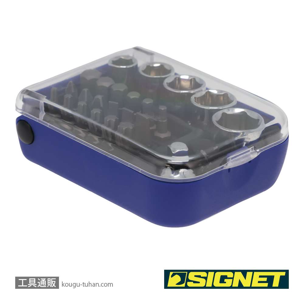SIGNET 28275 1/4"ヘックスビット&1/4DRソケットセット (25PC)の画像