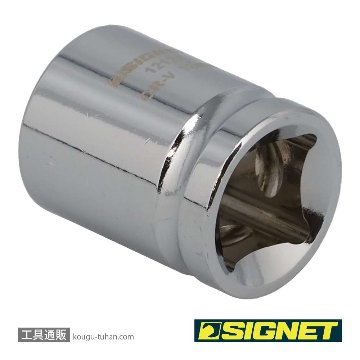 SIGNET 12122 3/8DR 12MM ショートソケット (6角)の画像