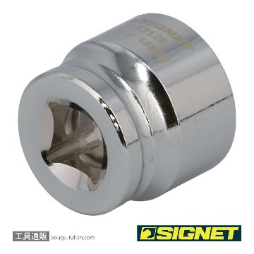 SIGNET 12128 3/8DR 18MM ショートソケット (6角)の画像