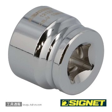 SIGNET 12129 3/8DR 19MM ショートソケット (6角)の画像