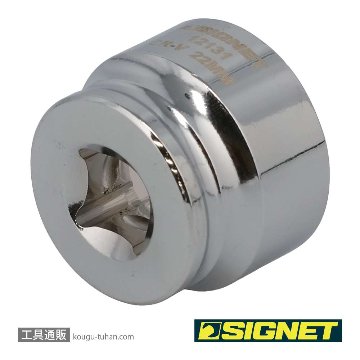 SIGNET 12131 3/8DR 22MM ショートソケット (6角)の画像