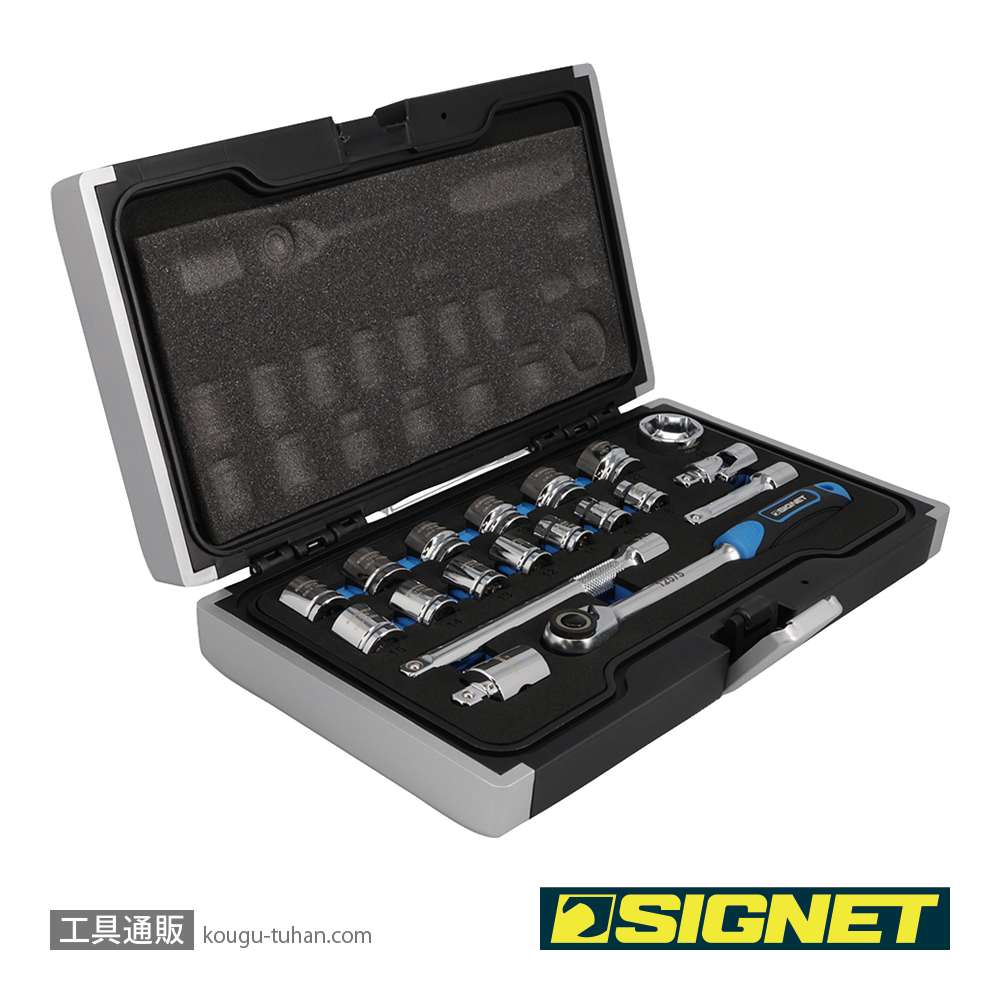 SIGNET 12134 3/8DR 19PC ショートソケットセット(6角)の画像
