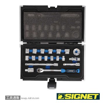 SIGNET 12134 3/8DR 19PC ショートソケットセット(6角)の画像