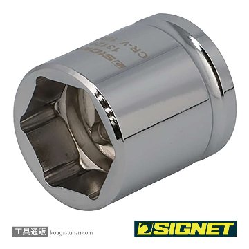 SIGNET 13129 1/2DR 19mm ショートソケット (6角)の画像