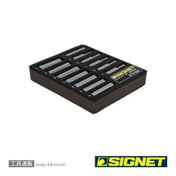 SIGNET 11432 1/4DR 13PC ディープソケットセット DESIGNトレーの画像