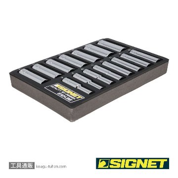SIGNET 12436 3/8DR 15PC ディープソケットセット DESIGNトレーの画像