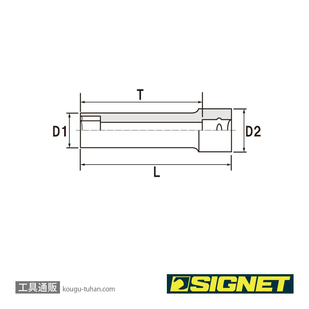 SIGNET 12411 3/8DR 11MM ディープソケットの画像