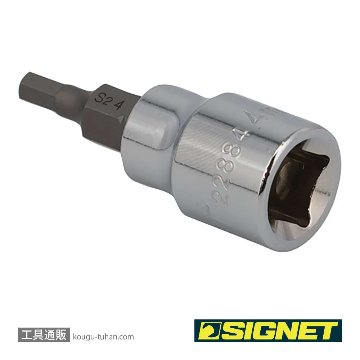 SIGNET 22884 (#22614) 3/8DR 4MM ヘックスビットソケットの画像