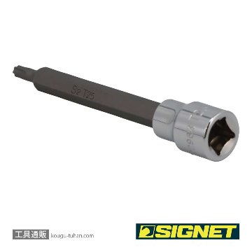 SIGNET 22964 3/8DR T25 ロングヘクスローブビットソケットの画像