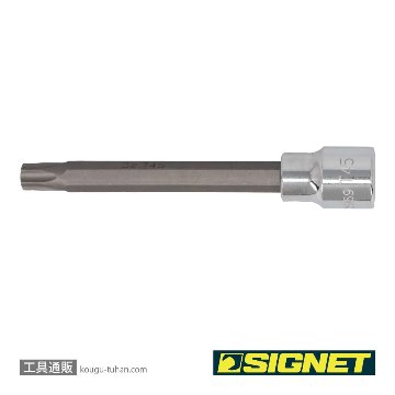 SIGNET 22969 3/8DR T45 ロングヘクスローブビットソケットの画像