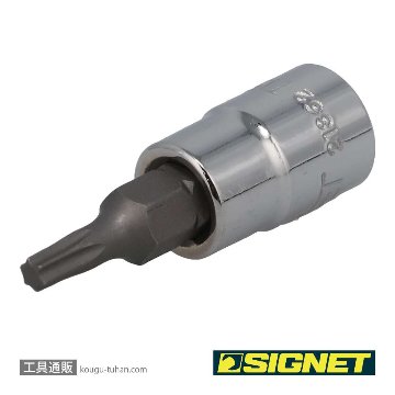 SIGNET 21862 1/4DR T-15 ヘクスローブビットソケットの画像