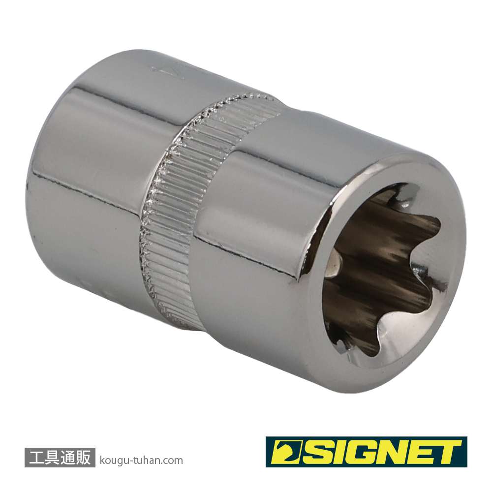 SIGNET 12160 3/8DR E14 ヘクスローブソケット (E型)の画像