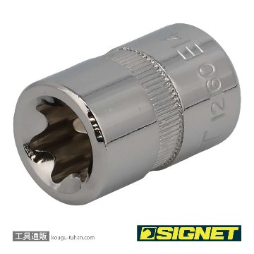 SIGNET 12160 3/8DR E14 ヘクスローブソケット (E型)の画像