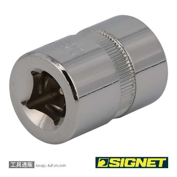 SIGNET 12166 3/8DR E20 ヘクスローブソケット (E型)の画像