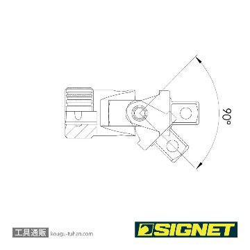 SIGNET 11558 1/4DR スプリング付ユニバーサルジョイントの画像