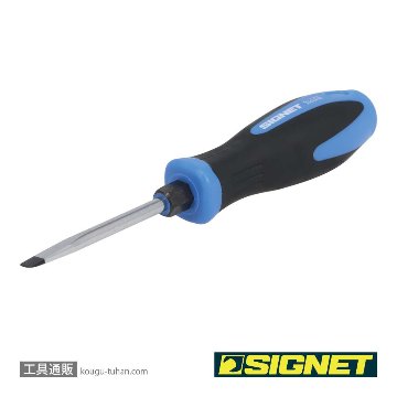 SIGNET 51482 (-)5.5X75 ソフトグリップドライバーの画像