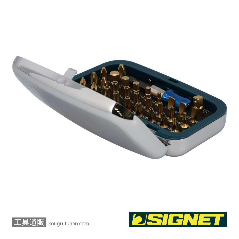 SIGNET 22032 30PC 1/4" チタンコーティングビットセットの画像