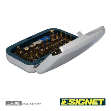 SIGNET 22032 30PC 1/4" チタンコーティングビットセットの画像
