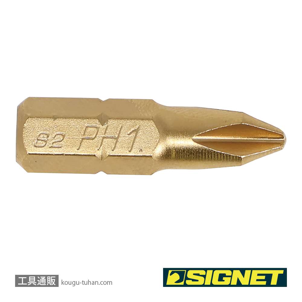 SIGNET 21411 1/4" チタンコーティングプラスビット #1の画像