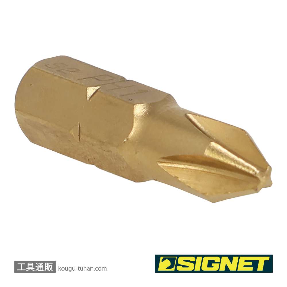 SIGNET 21411 1/4" チタンコーティングプラスビット #1の画像