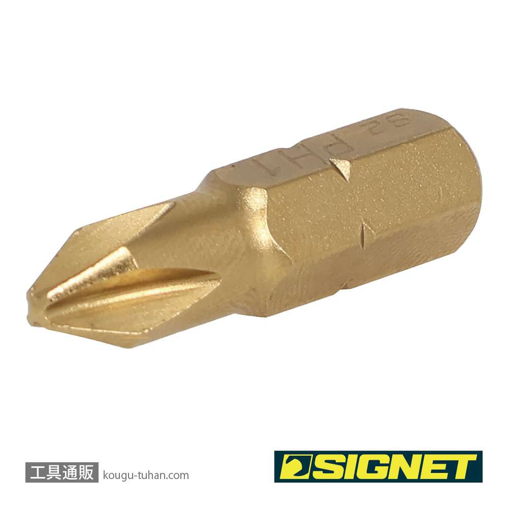 SIGNET 21411 1/4" チタンコーティングプラスビット #1の画像