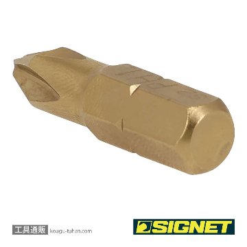 SIGNET 21411 1/4" チタンコーティングプラスビット #1の画像