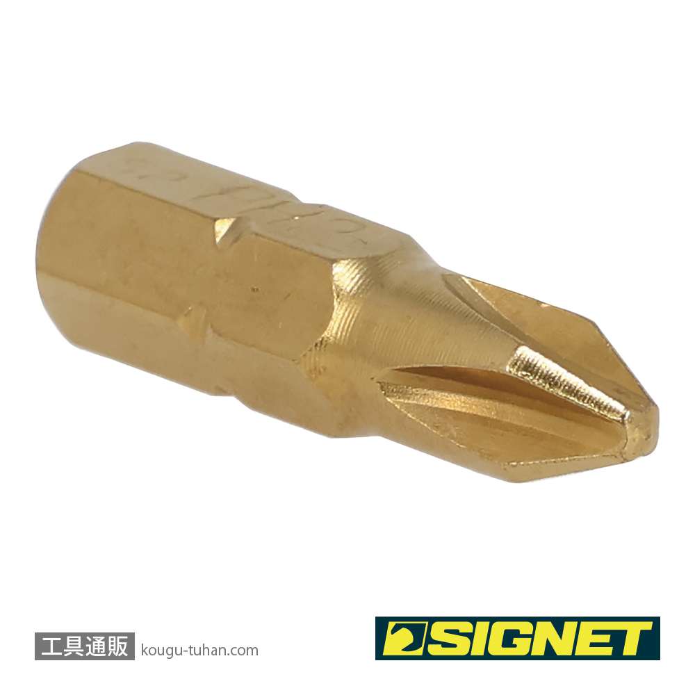 SIGNET 21412 1/4" チタンコーティングプラスビット #2の画像