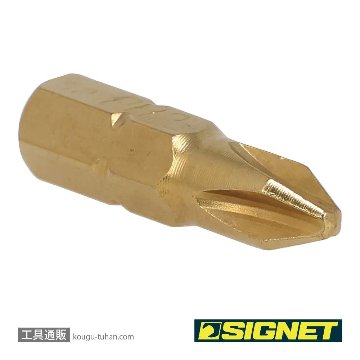 SIGNET 21412 1/4" チタンコーティングプラスビット #2の画像