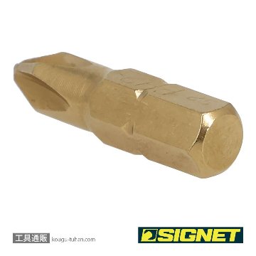 SIGNET 21412 1/4" チタンコーティングプラスビット #2の画像
