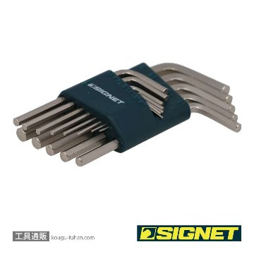 SIGNET 35064 ホルダー付六角棒レンチ13本セット (0.7-6MM)の画像