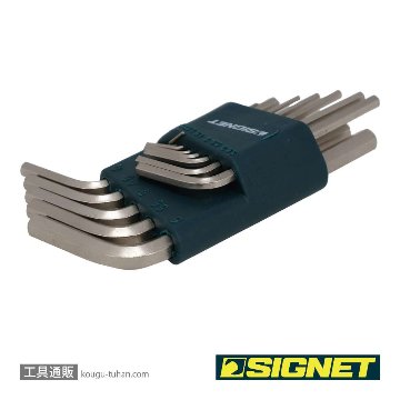 SIGNET 35064 ホルダー付六角棒レンチ13本セット (0.7-6MM)の画像