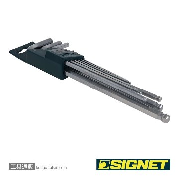 SIGNET 35218 9PC インチ ロングボール 六角レンチセットの画像