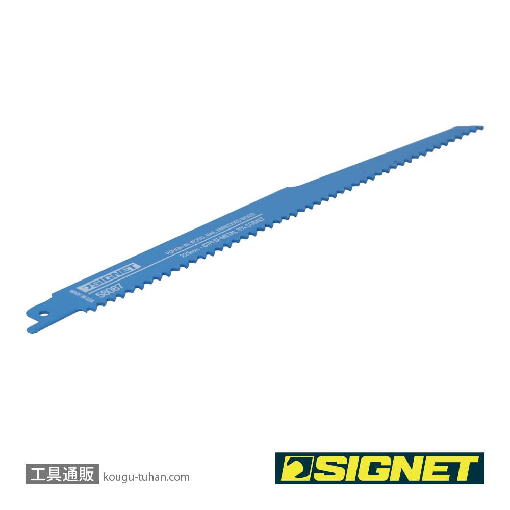 SIGNET 58087 セーバーソーブレード 225X6T(5枚)の画像
