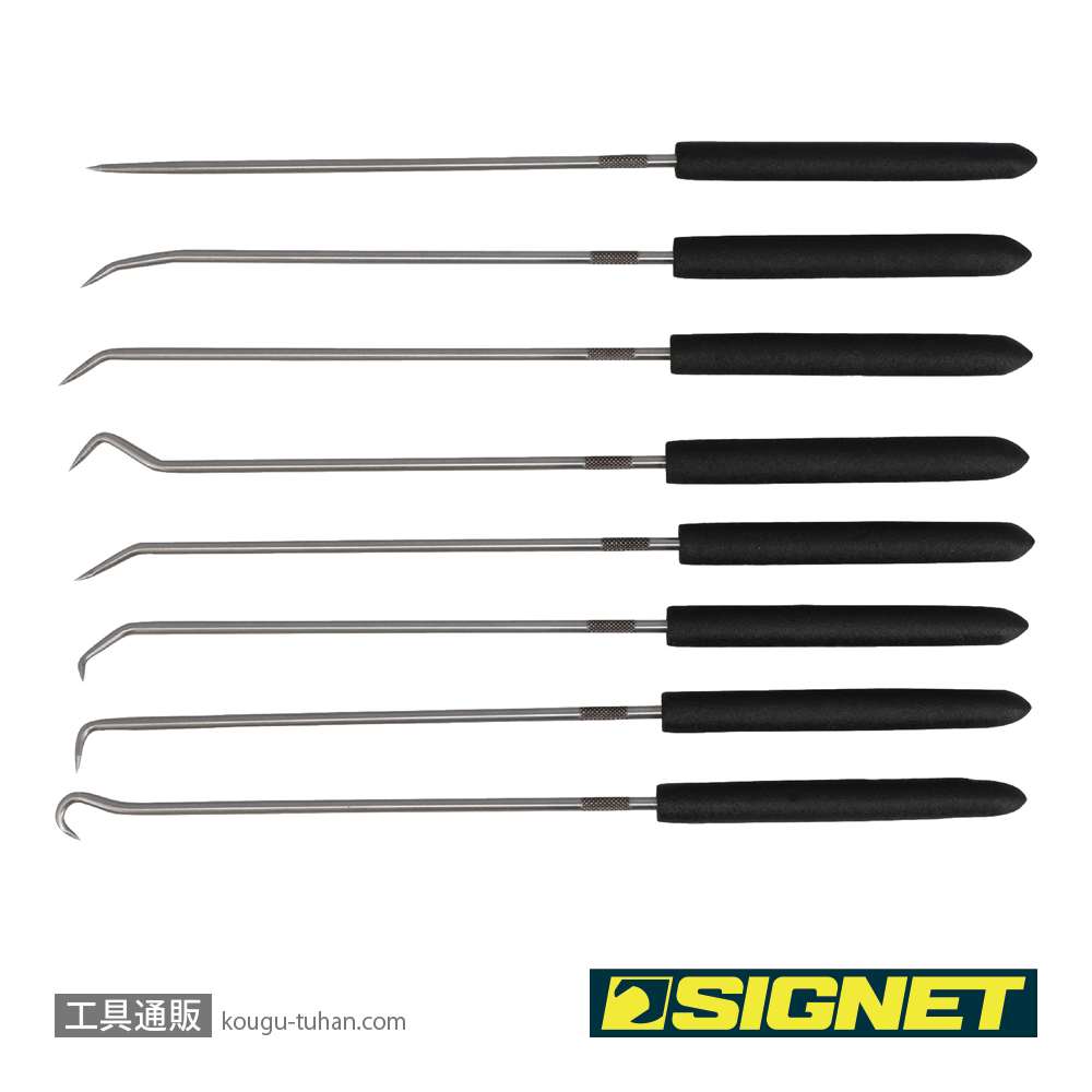 SIGNET 46999 フック&ピックセット クッショングリップ付キ(8pcs)の画像