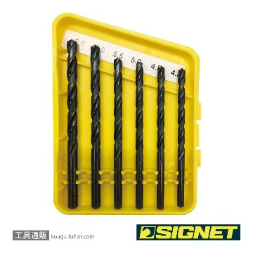 SIGNET 57300 HSSドリルセット 13PCS ミリサイズ 1.5-6.5の画像