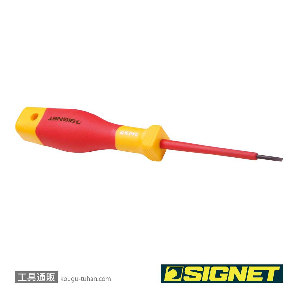 SIGNET E30204 絶縁マイナスドライバー 0.4X2.5の画像