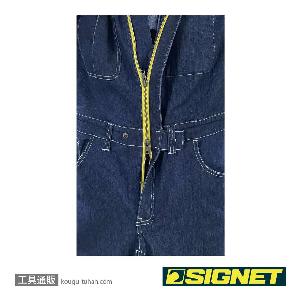 SIGNET 49626 デニムツナギ長袖 Sの画像