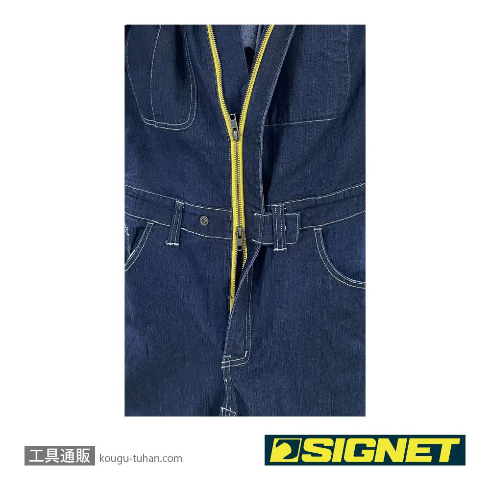 SIGNET 49627 デニムツナギ長袖 Mの画像