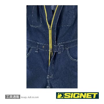 SIGNET 49628 デニムツナギ長袖 Lの画像