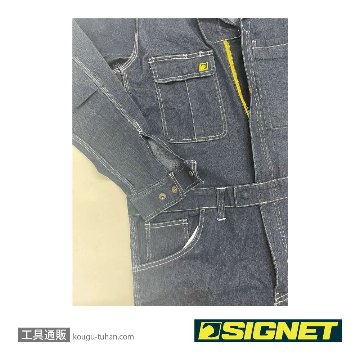 SIGNET 49628 デニムツナギ長袖 Lの画像
