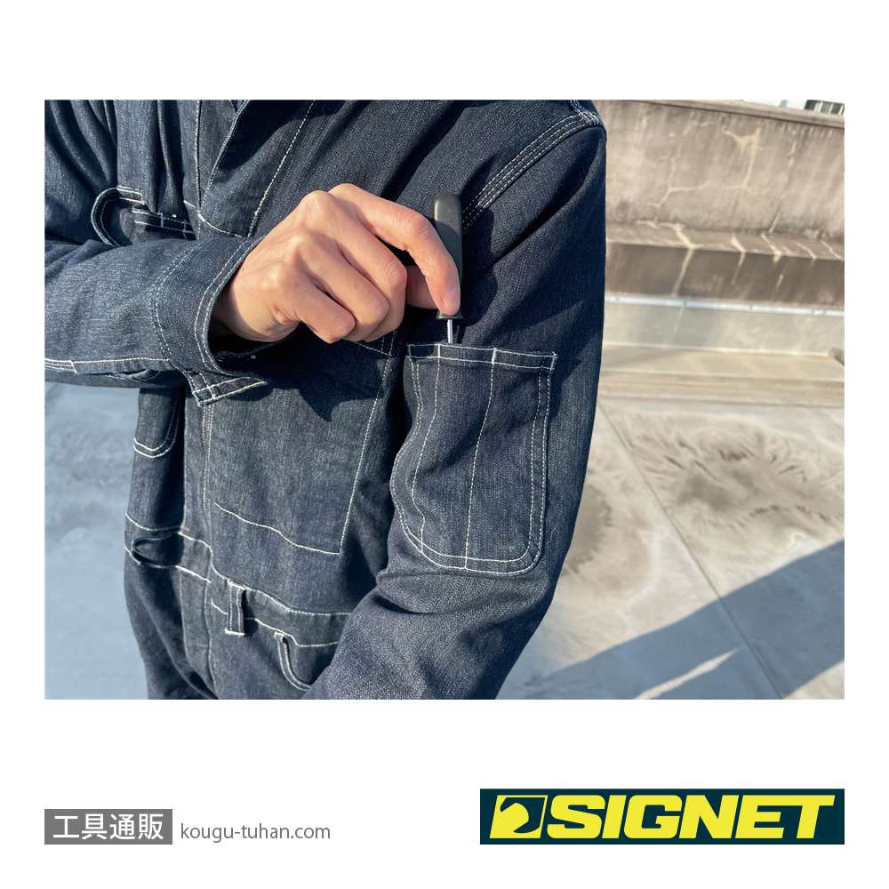SIGNET 49629 デニムツナギ長袖 LLの画像