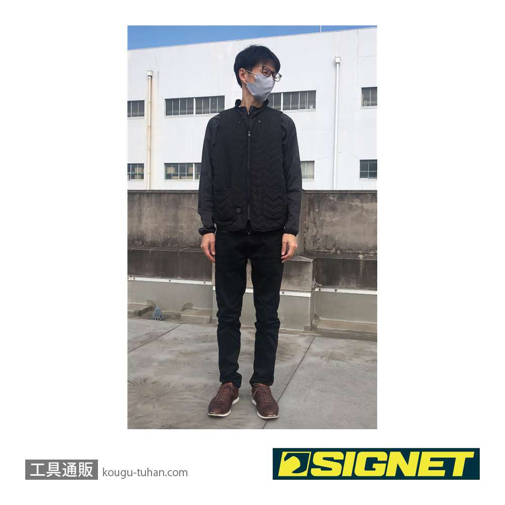 SIGNET 56258 ヒートベスト ブラック2の画像