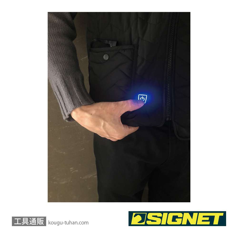 SIGNET 56258 ヒートベスト ブラック2の画像
