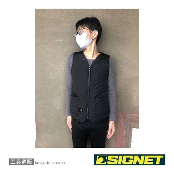 SIGNET 56258 ヒートベスト ブラック2の画像