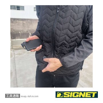 SIGNET 56258 ヒートベスト ブラック2の画像